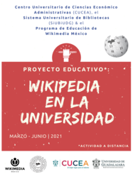 Cartel Wikipedia en la Universidad - CUCEA WMMX 2021.png