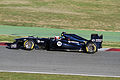 Barrichello testing at Barcelona, February