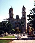 Миниатюра для Файл:Catedral de San Gervasio -Valladolid- Yucatan- Mexico -crop.jpg