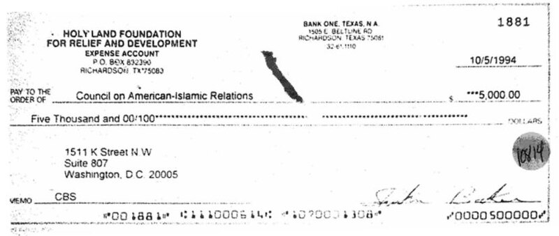 File:Check from Holy Land Foundation to Islamic organization CAIR.jpg