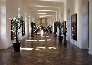 Exhibition Hall of the Chateau de Chenonceau, where he presented his works in 2007 ChenonceauExposition.jpg