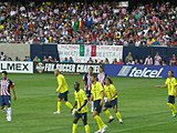 Guadalajara taking a corner