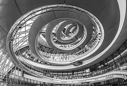 City Hall, London, Spiral Staircase - 1
