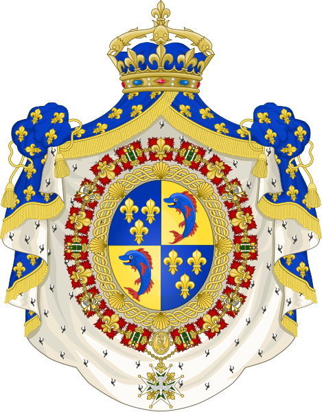 File:Coat of Arms of the Dauphin of France.svg