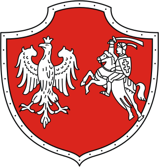 <span class="mw-page-title-main">Coat of arms of Central Lithuania</span> Polish-Lithuanian coat of arms