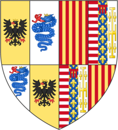 Coat of arms of Isabella of Aragon, Duchess of Milan.png