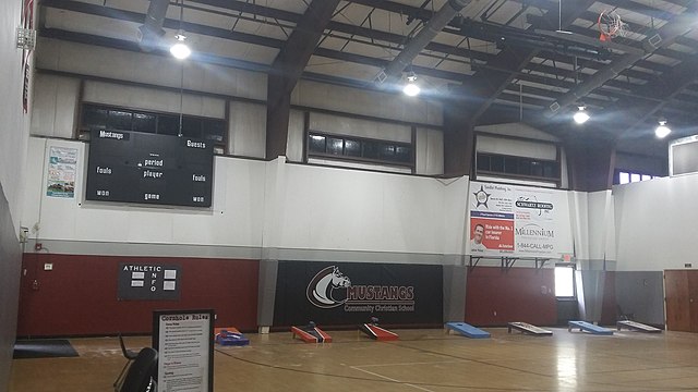 The gymnasium at Family Christian Academy, formerly known as Community Christian School