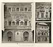 Cour du Palais Spada [Courtyard of the Spada Palace], Rome. Drawings by Charles Girault and Louis Boitte, (1897).