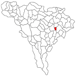 Location in Alba County