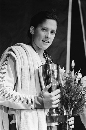 Cynthia Woodhead, Olympic swimmer.
