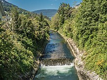 Sohlschwelle in der Dünnern bei Oensingen