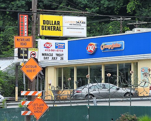 DQ with Orange Julius in Pitt jeh