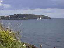 St Anthony Head and Lighthouse, as seen from Pendennis Head.