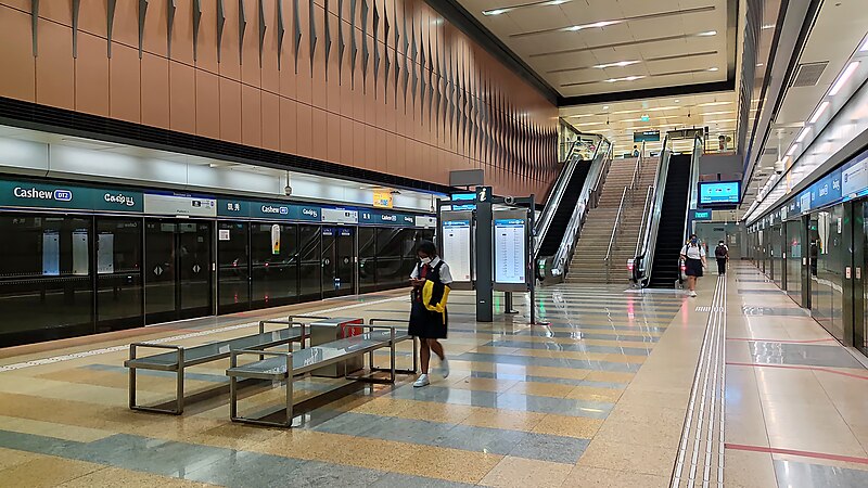 File:DT2 Cashew MRT Platforms 20210118 141248.jpg