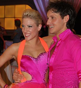Marco Angelini und Maria Santner in der 9. Show Dancing Stars, 09. Mai 2014