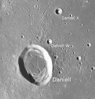 <span class="mw-page-title-main">Daniell (crater)</span> Crater on the Moon
