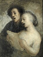 Couple Singing (c. 1845–1850), oil on canvas, 37 x 28.5 cm., Rijksmuseum