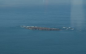 Wyspa zniszczenia (widok z lotu ptaka)