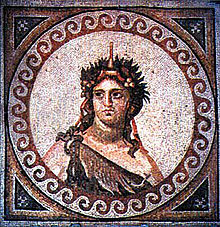 Dionísio (detalhe de mosaico em Antioquia.