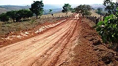Dirt road in Brazil