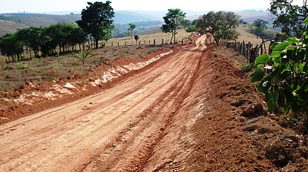Dirt road in Brazil