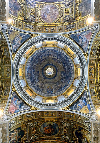 Pauline Chapel dome frescoes, by Guido Reni