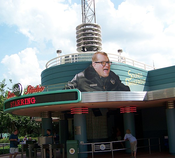 Entrance to Sounds Dangerous! at Disney's Hollywood Studios