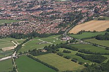 Driffield Showground, aerial - geograph.org.uk - 3138942.jpg