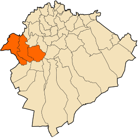Localización de Daïra de Frenda