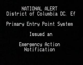 <span class="mw-page-title-main">National Emergency Message</span> National activation of the Emergency Alert System