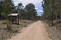 Looking north from the former station site