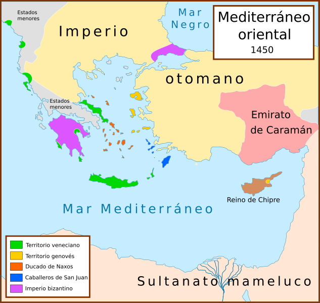 File:Eastern Mediterranean 1450 es.svg