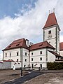 * Nomination Southern view of the exterior gate at the monastery of Augustinian Canons on Kirchplatz #1, Eberndorf, Carinthia, Austria --Johann Jaritz 02:07, 4 September 2017 (UTC) * Promotion Good quality. PumpkinSky 03:03, 4 September 2017 (UTC)