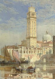 Church of San Pietro di Castello, by Edward Angelo Goodall (1819–1908)