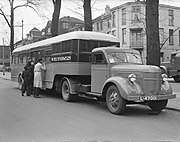 Trailer bus based on Dodge truck