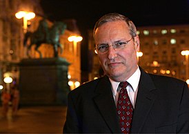 Efraim Zuroff en Zagreb en mayo de 2007