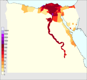 Egypten: Landets navn, Geografi, Demografi