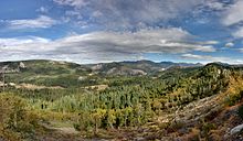 The headwaters at Bear Valley, seen from Emigrant Gap