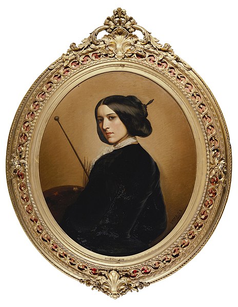 File:Emma Gaggiotti Richards (1825-1912) - A Self-Portrait - RCIN 408920 - Royal Collection.jpg