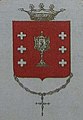 Escudo de Galicia en Himno á Galicia do Centro Galego de Bos Aires, 1880.