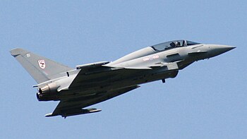 The Eurofighter Typhoon is the second most exp...
