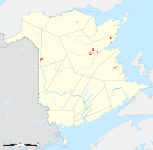 First Nations lands of New Brunswick map-blank.svg