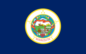 Flag of Minnesota 1957 to 1983.