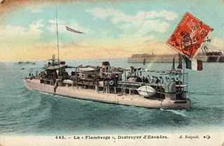 French destroyer <i>Flamberge</i> Destroyer of the French Navy