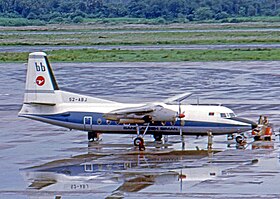 S2-ABJ, l'appareil impliqué dans l'accident, ici en septembre 1974.