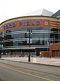 Front of Ford Field on December 26, 2006.