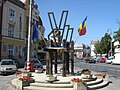 אנדרטה לזכר גיבורי המהפכה הרומנית בטרגו מורש