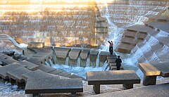 Philip Johnson's landscaping masterpiece: the Fort Worth Water Gardens.