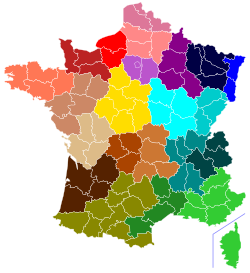 Regiones De Francia: Características, Historia, Regiones desde 1982 hasta el 31 de diciembre de 2015