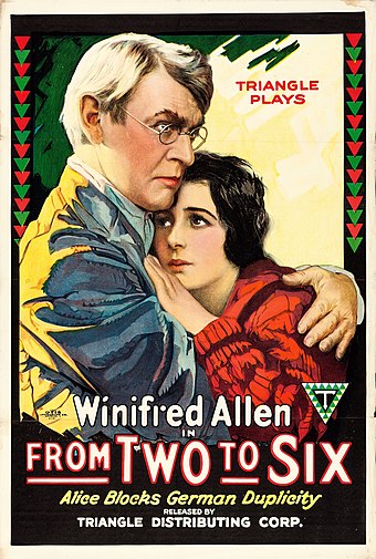 Poster for From Two to Six (1918)